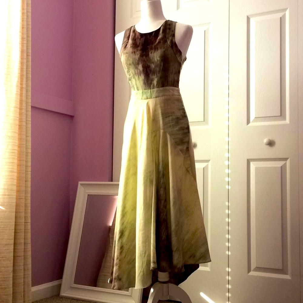 NWOT Rachel Roy water color  exposed back 👗 dress